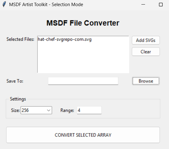 SVG to MSDF Tool | Tech Art